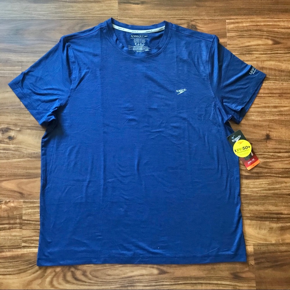 NWT Men’s Speedo UPF Swim Shirt